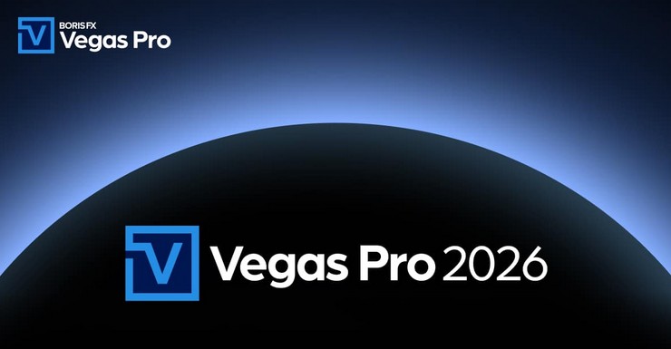 VEGAS Pro 2026 Boris FX公式ストアのキービジュアル